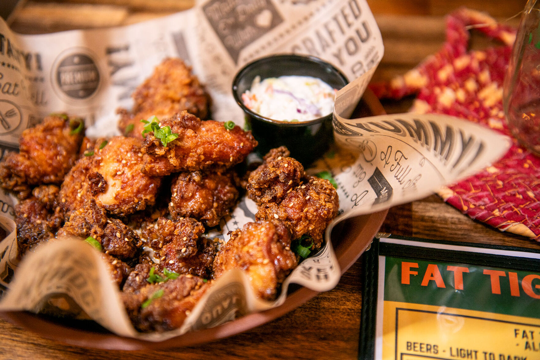 Korean fried chicken at Fat Tiger